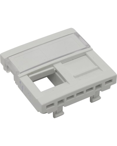 Вставка для 2-х модулей под RJ-45 кат.5e UTP, белая (45971 SBR): Вставка для 2-х модулей в Бердске