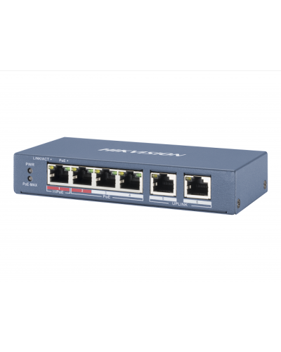 DS-3E0106HP-E. Коммутатор с питанием POE. Hikvision в Бердске