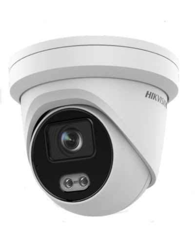 DS-2CD2327G2-LU(2.8mm). Профессиональная видеокамера IP купольная. Hikvision в Бердске