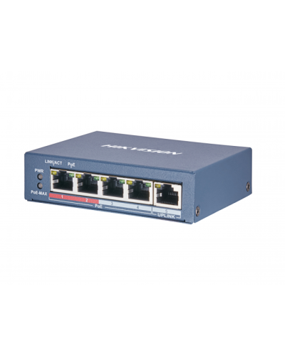DS-3E0105P-E(B). Коммутатор с питанием POE. Hikvision в Бердске