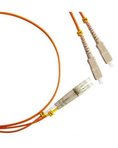 FC-D2-50-LC/PR-SC/PR-H-2M-LSZH-OR. Патч-корд волоконно-оптический LC-SC. Hyperline в Бердске