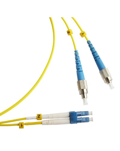 FC-D2-9-FC/UR-LC/UR-H-1M-LSZH-YL. Патч-корд волоконно-оптический FC/UPC-LC/UPC. Hyperline в Бердске