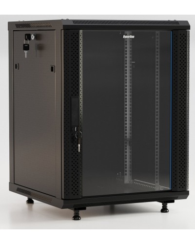 TWB-FC-1545-GP-RAL9004. Шкаф телекоммуникационный 19 настенный 15U. Hyperline в Бердске