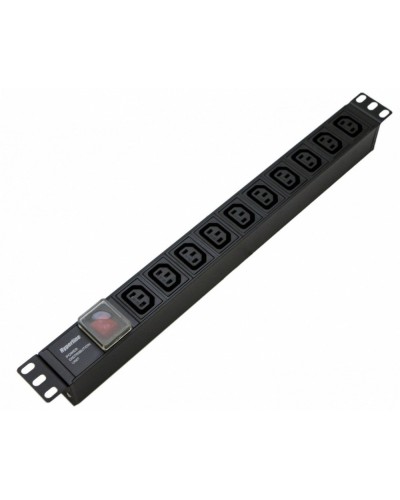 SHE19-10IEC-S-IEC. Блок розеток 19. Hyperline в Бердске