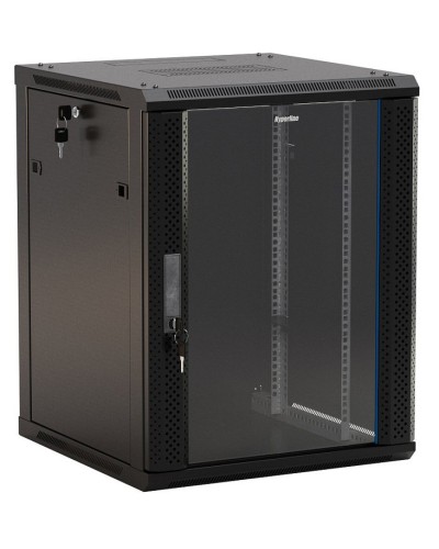 TWB-0666-GP-RAL9004. Шкаф телекоммуникационный 19 настенный 6U. Hyperline в Бердске