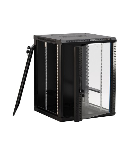 TWB-0445-GP-RAL9004. Шкаф телекоммуникационный 19 настенный 4U. Hyperline в Бердске