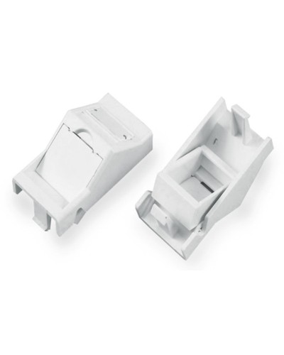 SIP2A-1K-M45-22.5. Вставка угловая 45x22.5 (аналог Mosaic) для 1 модуля формата Keystone Jack. Hyperline в Бердске