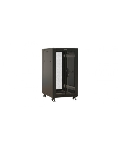 TTBR-2268-DD-RAL9004. Шкаф телекоммуникационный 19 напольный 22U. Hyperline в Бердске