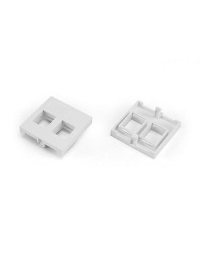 SIP2-2N-M45-45. Вставка 45x45 (аналог Mosaic) для 2х модулей формата Keystone Jack. Hyperline в Бердске