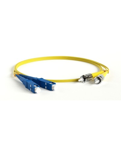 FC-D2-9-SC/UR-ST/UR-H-1M-LSZH-YL. Патч-корд волоконно-оптический ST-SC. Hyperline в Бердске