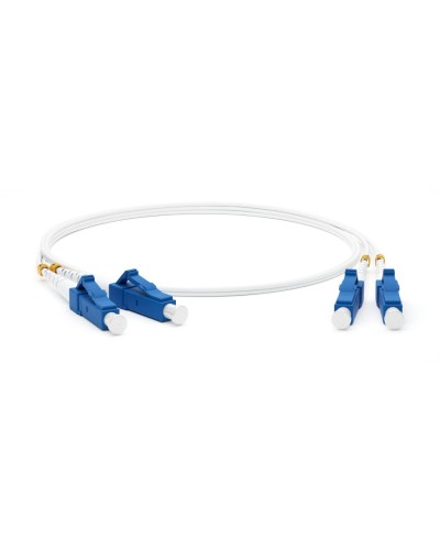 FC-D2-9A1-LC/UR-LC/UR-H-1M-LSZH-WH. Патч-корд волоконно-оптический LC-LC. Hyperline в Бердске