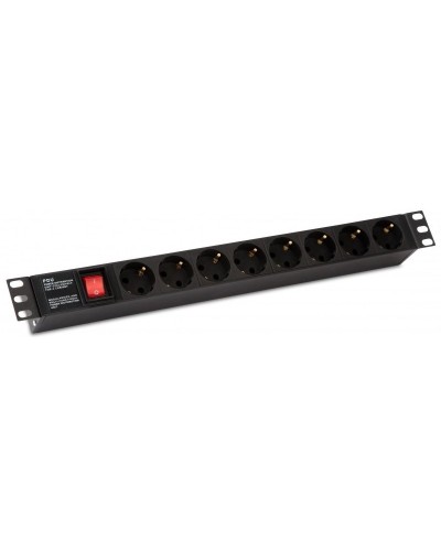 SHE19-8SH-S-IEC. Блок розеток 19. Hyperline в Бердске