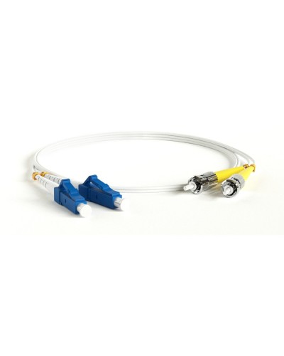 FC-D2-9A1-LC/UR-ST/UR-H-1M-LSZH-WH. Патч-корд волоконно-оптический ST-LC. Hyperline в Бердске