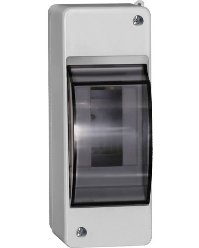 Корпус пластиковый КМПн 2/2 IP30 белый KREPTA 3 (MKP42-N-02-30-20). Щиток модульный с прозрачной дверцей, настенный. IEK в Бердске