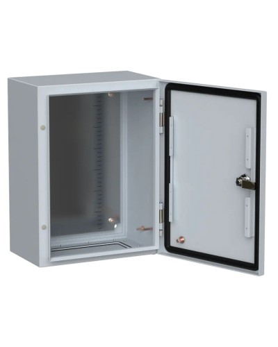 ЩМП-40.30.20 УХЛ1 IP66 400x300x200 TITAN 5 (TI5-10-N-040-030-020-66). Шкаф металлический с монтажной платой. IEK в Бердске