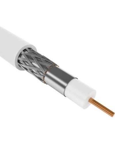 GENERICA RG6 CCS 75Ом FPE PVC белый (CC1-R6F1-111-100-G). Кабель коаксиальный омедненный. IEK в Бердске