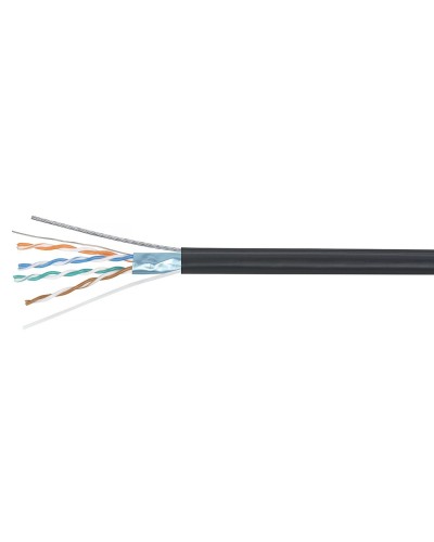 GENERICA F/UTP кат. 5E 100МГц 4 пары LDPE OUTDOOR трос 1,2мм черный (BC3-C5E04-359-305-G). Кабель «витая пара» (LAN) для структурированных систем связи. IEK в Бердске