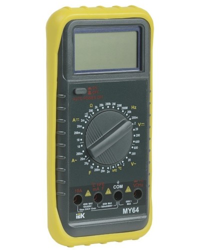 Мультиметр цифровой Professional MY64 (TMD-5S-064). Мультиметр цифровой. IEK в Бердске