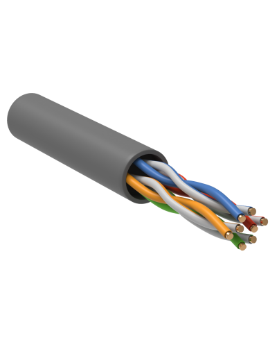 GENERICA U/UTP кат. 5E 100МГц 4 пары PVC INDOOR серый (BC1-C5E04-111-305-G). Кабель «витая пара» (LAN) для структурированных систем связи. IEK в Бердске