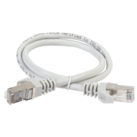 GENERICA Патч-корд кат.5E FTP 3м серый (PC01-C5EF-3M-G). Патч-корд медный. IEK