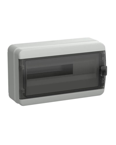 Корпус пластиковый КМПн-18 IP65 TEKFOR (TF5-KP72-N-18-65-K03-K02). Корпус модульный пластиковый черная прозрачная дверь. IEK в Бердске