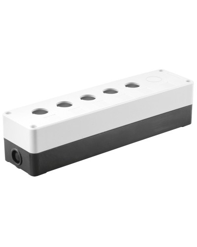 Корпус КП105(6) для кнопок 5(6) мест белый (BKP10-6-K01). Корпус для кнопочных постов. IEK в Бердске