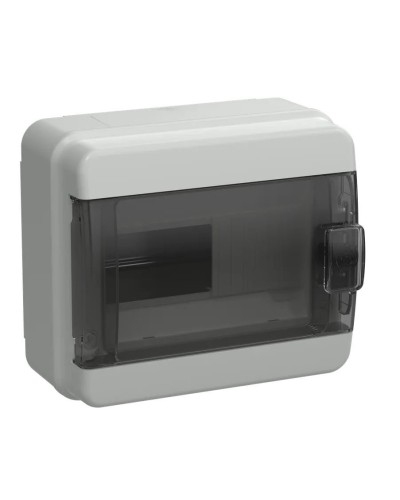 Корпус пластиковый КМПн-8 IP65 TEKFOR (TF5-KP72-N-08-65-K03-K02). Корпус модульный пластиковый черная прозрачная дверь. IEK в Бердске