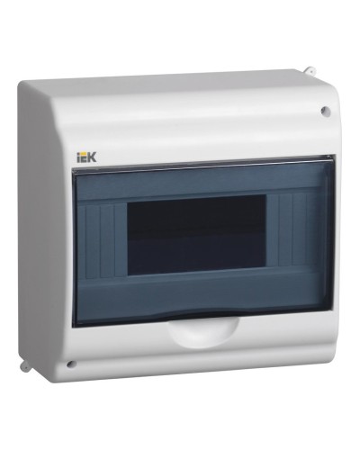 Корпус пластиковый КМПн 2/9-1 IP31 белый KREPTA 3 (MKP42-N-09-31-01). Щиток модульный с прозрачной дверцей, настенный. IEK в Бердске