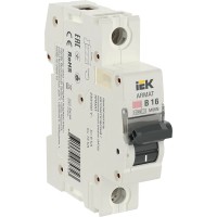 M06N 1P B 16А 6кА ARMAT (AR-M06N-1-B016). Автоматический выключатель. IEK