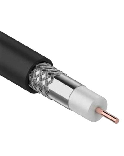 GENERICA RG11 CCS 75Ом FPE PVC черный (CC1-R1F1-119-300-G). Кабель коаксиальный омедненный. IEK в Бердске
