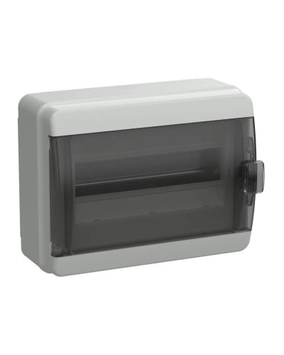 Корпус пластиковый КМПн-12 IP65 TEKFOR (TF5-KP72-N-12-65-K03-K02). Корпус модульный пластиковый черная прозрачная дверь. IEK в Бердске