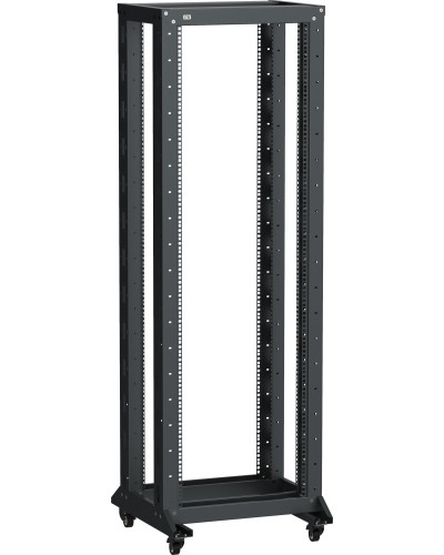 LF05-20U66-2RM. Стойка 2-рамная на рол. 20U 600х600мм черная. ITK в Бердске