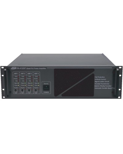 PA-412DP. Усилитель мощности 4-х канальный 4х120 Вт, 100 В. JDM в Бердске