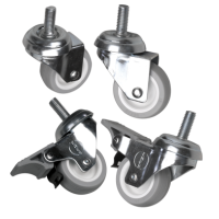 LN-ZMN-TKR-5525-01 (4 шт). Ролики для стоек и настенных шкафов. LANDE