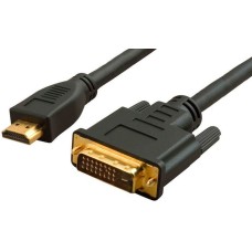 WH-141(20m). Кабель HDMI 2.0, А (вилка)- DVI-D (24+1) (вилка). LAZSO