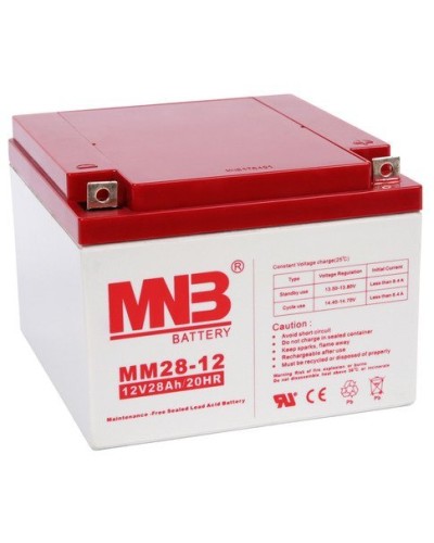 MNB MM 28-12. Аккумулятор герметичный свинцово-кислотный. MNB в Бердске