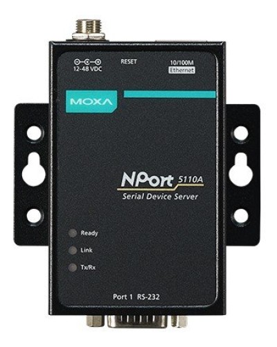 NPort 5110A. 1-портовый асинхронный сервер. MOXA в Бердске