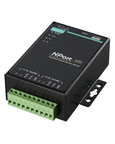 NPort 5232I. 2-портовый асинхронный сервер. MOXA в Бердске