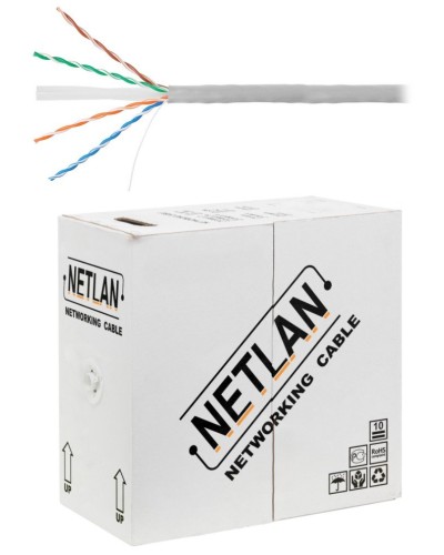 U/UTP 4pair, Cat6, Solid, In, PVC (EC-UU004-6-PVC-GY). Кабель «витая пара» (LAN) для структурированных систем связи. NETLAN в Бердске