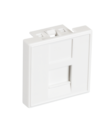 EC-IMF-1-WT-10 (10шт). Вставка 45x45 (Mosaic) для 1 модуля Keystone Jack. NETLAN в Бердске