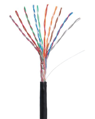 U/UTP 10pair, Cat5, Out, PE (EC-UU010-5-PE-BK-3). Кабель «витая пара» (LAN) для структурированных систем связи. NETLAN в Бердске