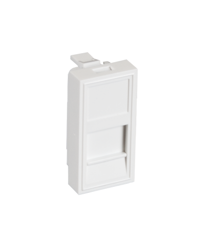 EC-IMH-1-WT-10 (10шт). Вставка 45x45 (Mosaic) для 1 модуля Keystone Jack. NETLAN в Бердске