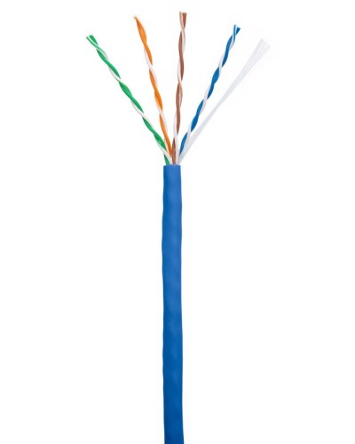 U/UTP 4pair, Cat5e, In, PVC (EC-UU004-5E-PVC-BL). Кабель «витая пара» (LAN) для структурированных систем связи. NETLAN в Бердске