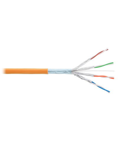 F/FTP 4pair, Cat6a, Solid, In, нг(А)-HF (NMC 4355C-OR). Кабель «витая пара» (LAN) для структурированных систем связи. NIKOMAX в Бердске