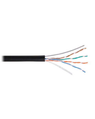 U/UTP 4pair, Cat5e, Solid, Out, SW, PVC (NMC 4805B-BK). Кабель «витая пара» (LAN) для структурированных систем связи. NIKOMAX в Бердске