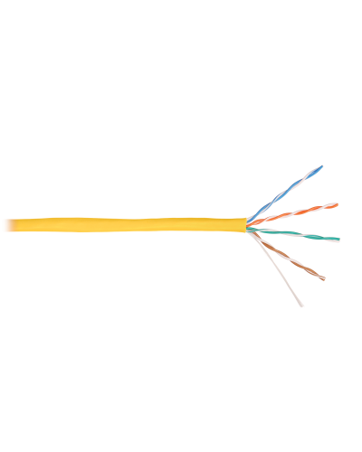 U/UTP 4pair, Cat5e, Solid, In, PVC (NMC 4100A-YL). Кабель «витая пара» (LAN) для структурированных систем связи. NIKOMAX в Бердске