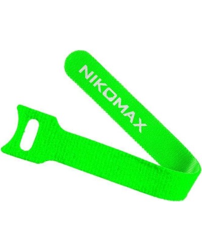 NMC-CTV150-12-SB-GN-10 (10шт). Стяжка-липучка с мягкой пряжкой. NIKOMAX в Бердске