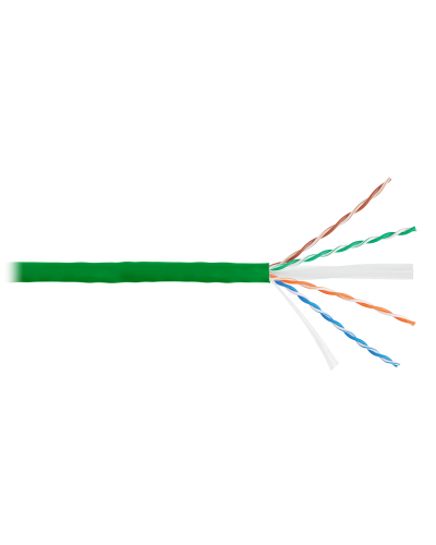 U/UTP 4pair, Cat6, Solid, In, нг(А)-HF (NMC 4140C-GN). Кабель «витая пара» (LAN) для структурированных систем связи. NIKOMAX в Бердске