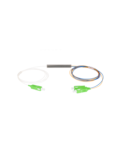 NMF-SPP1X2A1-SCA-M. Сплиттер планарный 1x2, 9/125мкм, SC/APC, 0.9 мм. NIKOMAX в Бердске