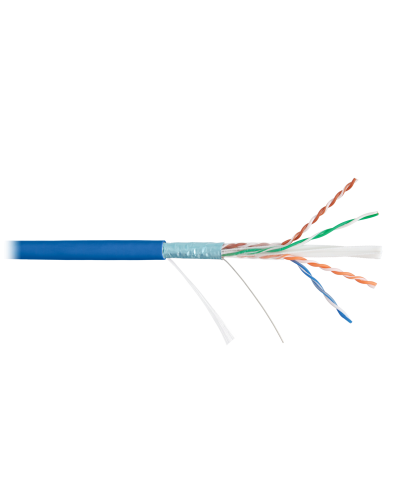 F/UTP 4pair, Cat6, Solid, In, нг(А)-HF (NMC 4240C-BL). Кабель «витая пара» (LAN) для структурированных систем связи. NIKOMAX в Бердске